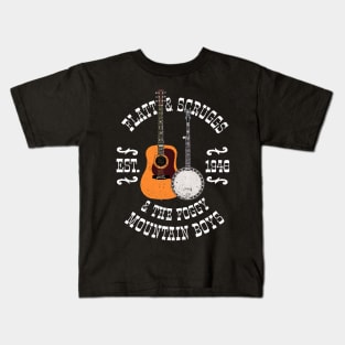 Flatt & Scruggs and the Foggy Mountain Boys Kids T-Shirt